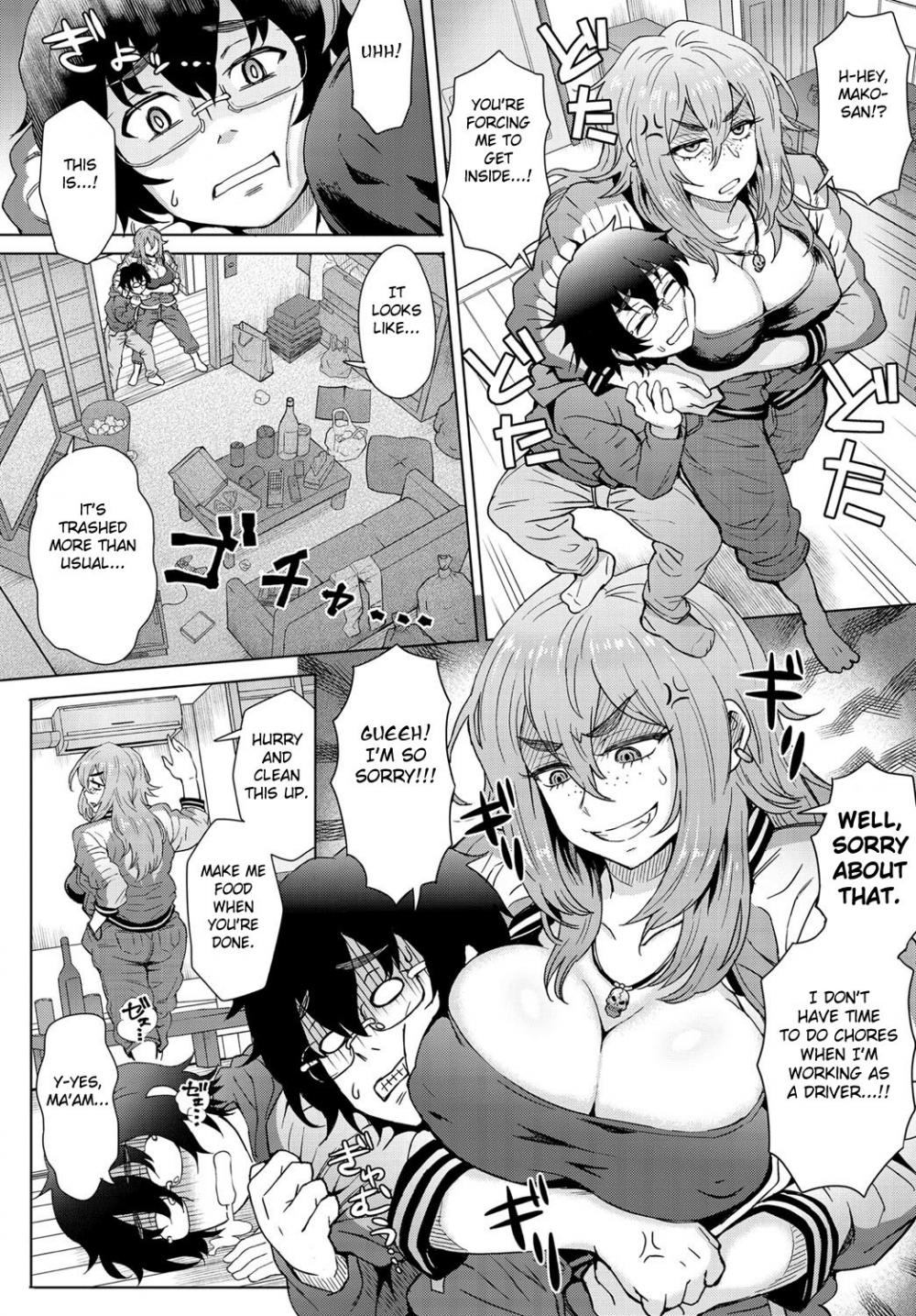 Hentai Manga Comic-Motoyan Onna to Shatei Otoko-Read-2